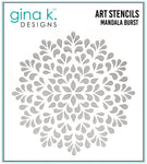 Gina Kay Designs Mandala Burst Stencil