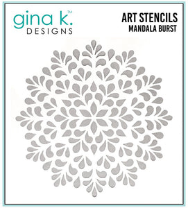 Gina Kay Designs Mandala Burst Stencil