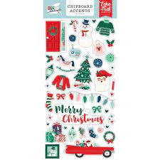 Carta Bella Merry Christmas Chipboard Phases