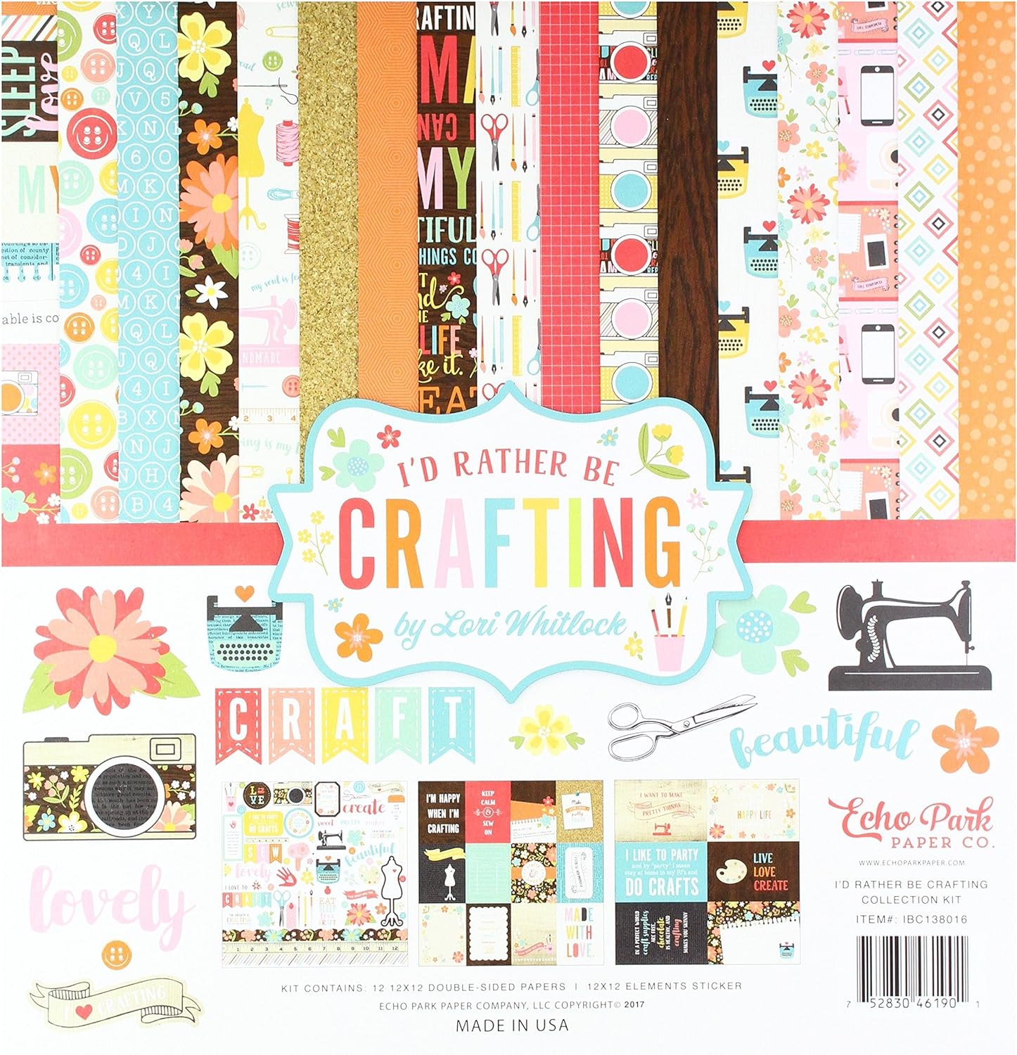 Echo Park I'D rather be Crafting Collection Kit