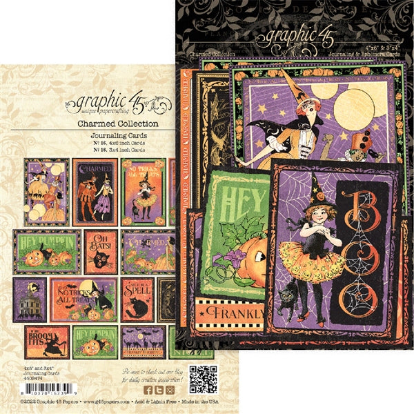 Graphic 45 Charmed Collection Journaling Cards