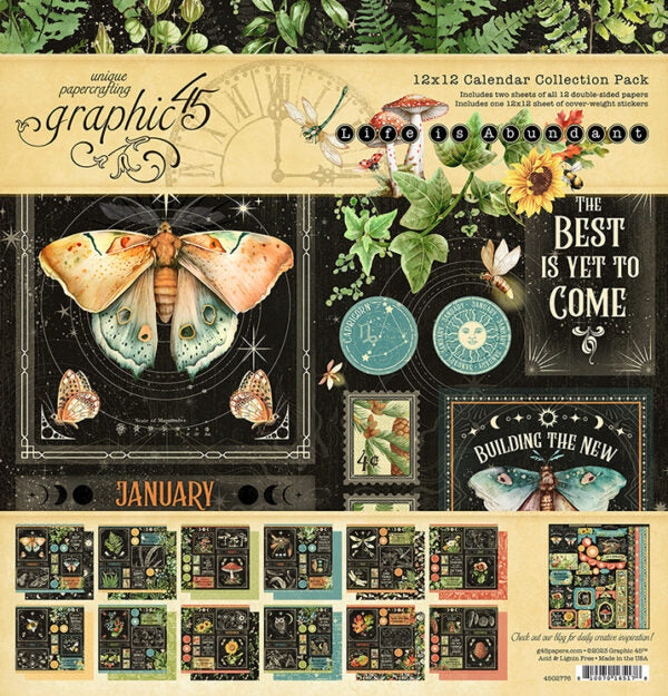 Life is Abundant 12×12 Collection Pack with Stickers