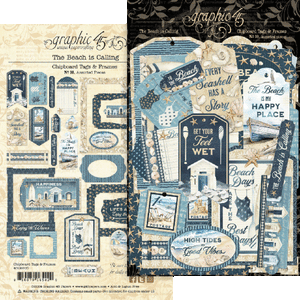 The Beach is Calling Chipboard Tags & Frames