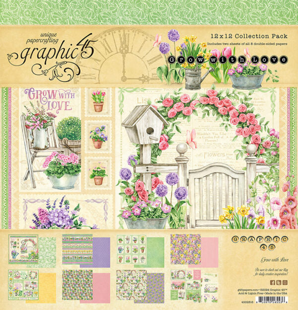 Graphic 45 Grow with Love 12 x 12 Collection Kit