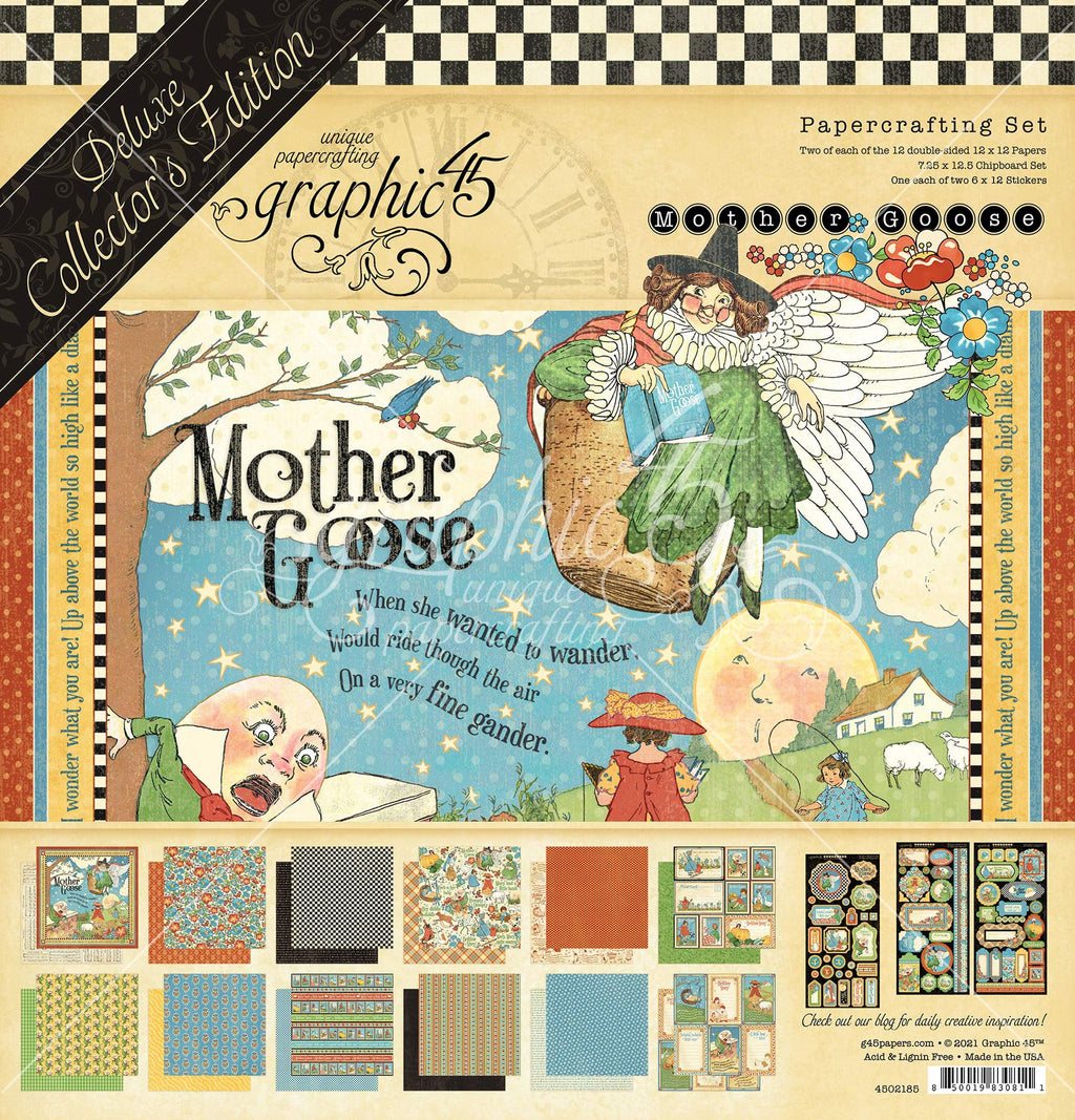 Graphic 45  Mother Goose Deluxe Collectors Edition