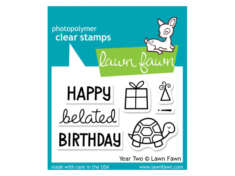 Lawn Fawn Year Two Cling Stamp Set