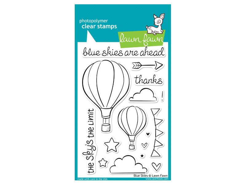 Lawn Fawn Blue Skies Cling Stamp