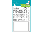 Lawn Fawn A Good Apple Cling Stamp Set