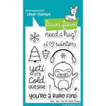 Lawn Fawn Yeti, Set, Go Cling Stamp Set