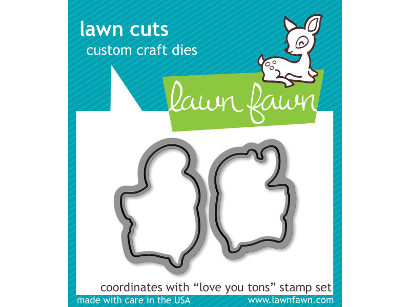 Lawn Fawn Love You Tons Lawn Cuts