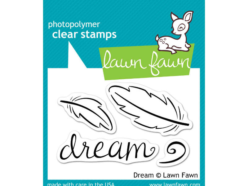 Lawn Fawn "Dream" Cling Stamp Set