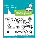 Lawn Fawn Winter Penguin Cling Stamp Set