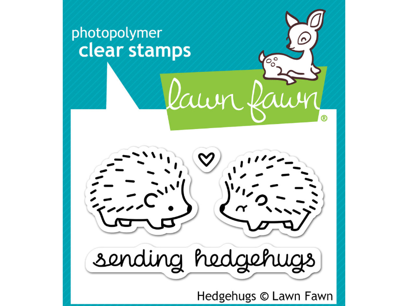Lawn Fawn Hedge Hugs Cling Stamp Set