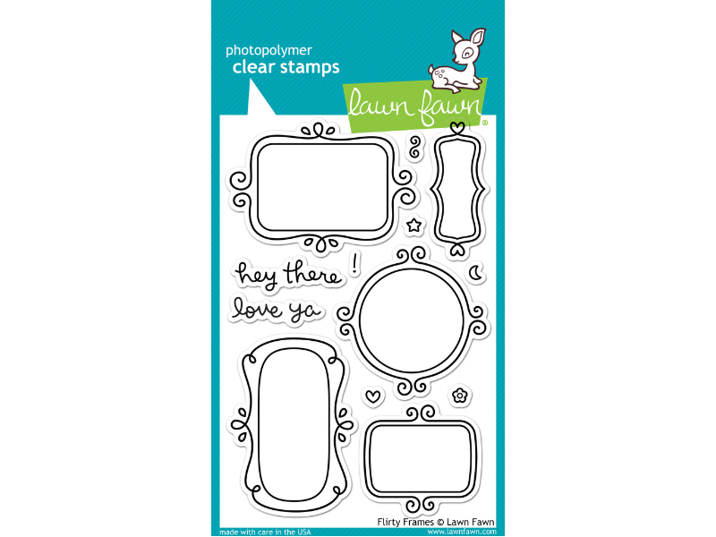 Lawn fawn Firty Frames Cling Stamp Set