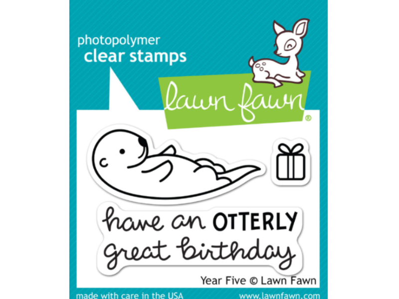 Lawn Fawn Year Five Cling Stamp