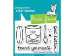 Lawn Fawn "Treat Yourself" Cling Stamp Set