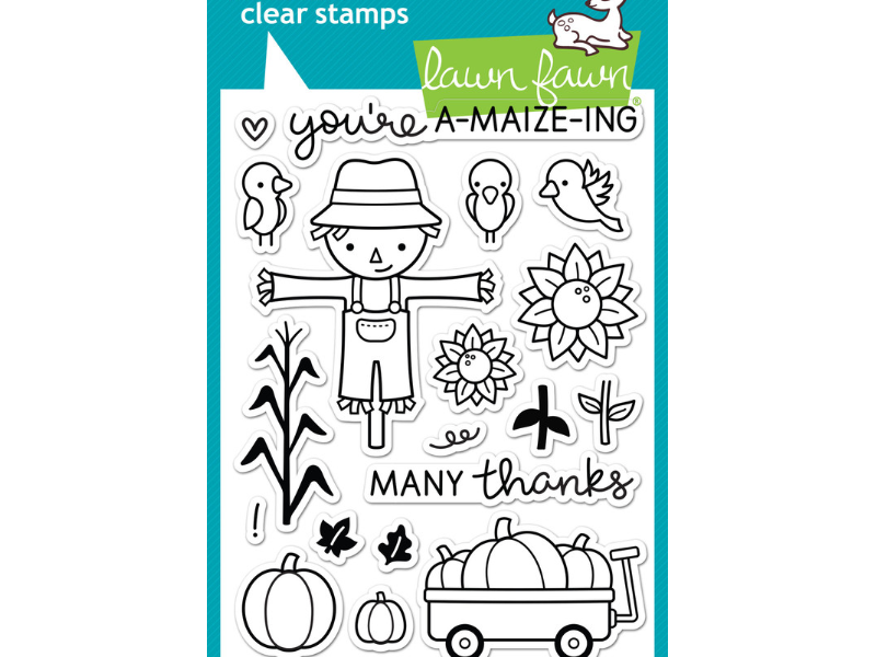 Lawn Fawn Happy Harvest Cling Stamp