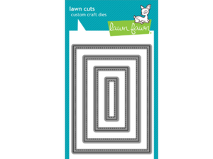 Lawn Fawn Large Stitched 4 Bar Rectangles Dies