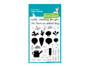 Lawn Fawn Rooting for You Cling Stamp Set