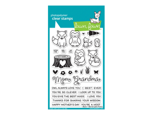 Lawn Fawn Mom and Me Cling Stamp