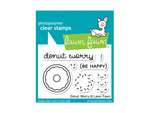 Lawn Fawn Donut Worry Cling Stamp Set