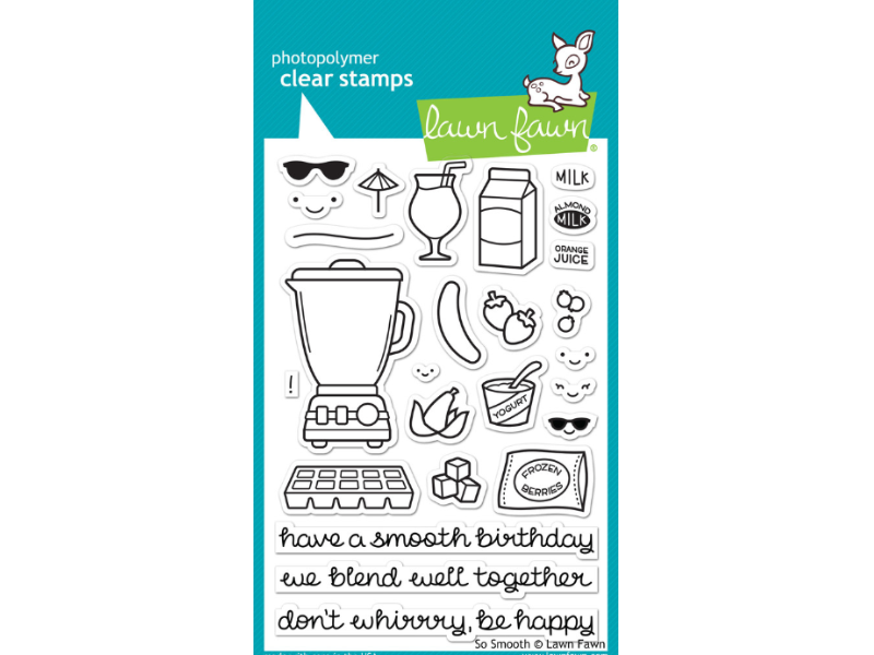 Lawn Fawn So Smooth Cling Stamp Set