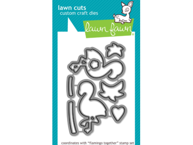 Lawn Fawn Flamingo Together Lawn Cuts