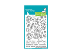 Lawn Fawn Frosty Fairy Friends Cling Stamp Set