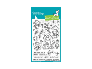 Lawn Fawn Frosty Fairy Friends Cling Stamp Set