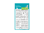 Lawn Fawn Merry Messages Cling Stamp Set