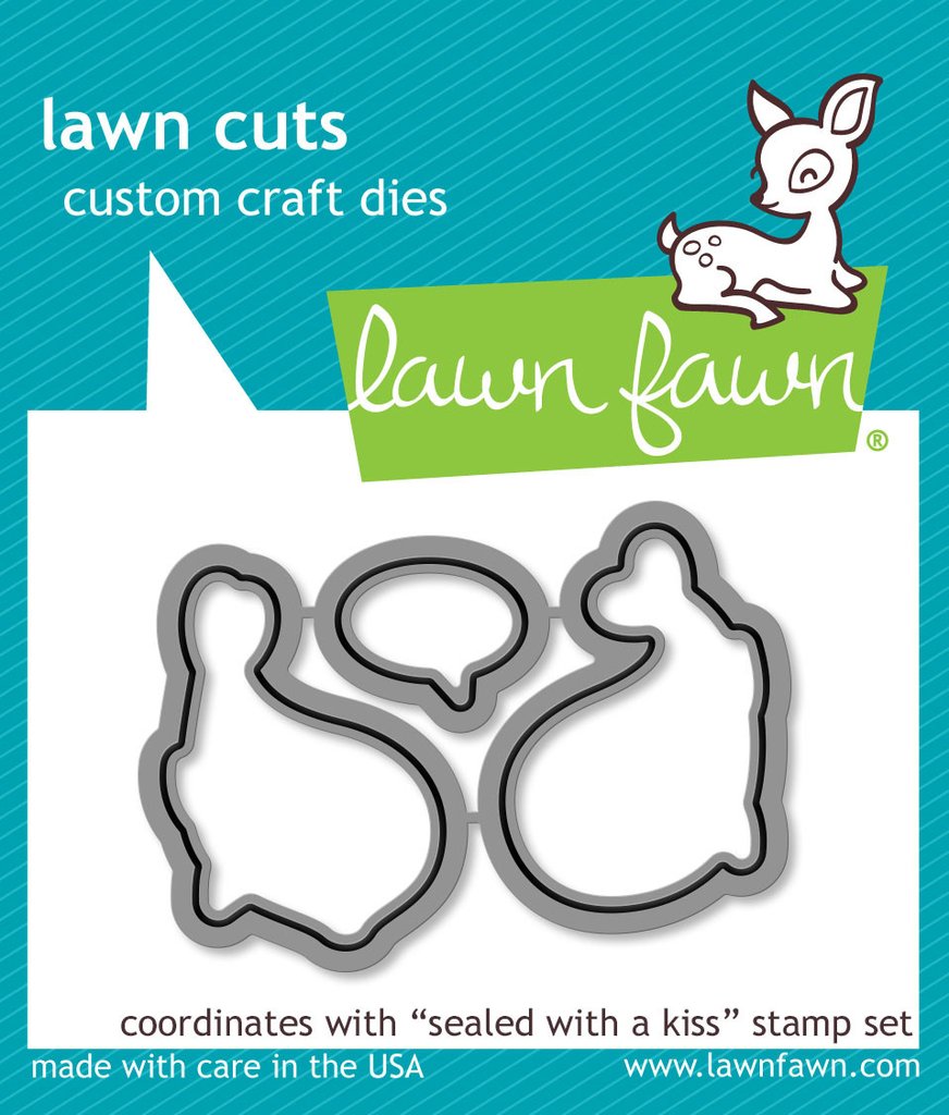 Lawn Fawn Sealed With A Kiss Lawn Cuts