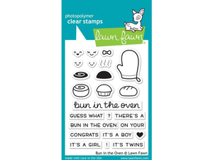 Lawn Fawn Bun in the Oven Cling Stamp Set