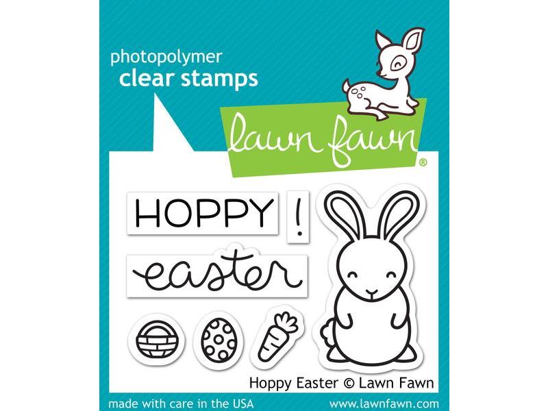 Lawn Fawn Hoppy Easter Cling Stamp Set