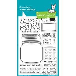 Lawn Fawn How You Bean? Cling Stamp Set