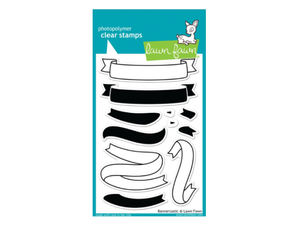 Lawn Fawn "Bannertastic" Cling Stamp Set