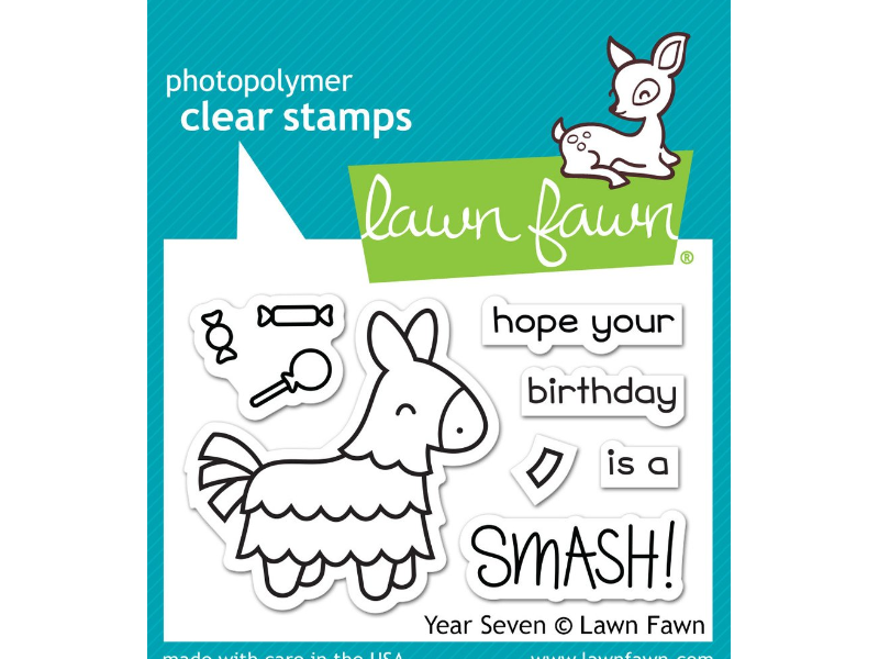 Lawn Fawn Year Seven Cling Stamp Set