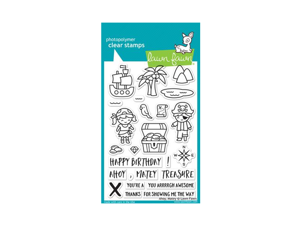Lawn Fawn Ahoy, Matey Cling Stamp Set