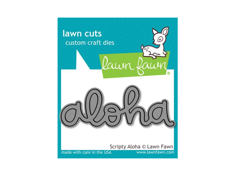 Lawn Fawn Scripty Aloha Lawn Cuts