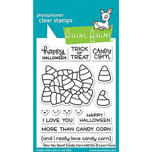 Lawn Fawn How You Bean? Candy Corn Add-On Cling Stamp Set