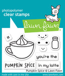 Lawn Fawn Pumpkin Spice Cling Stamp Set