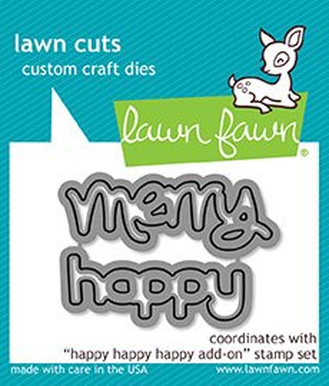 Lawn Fawn Happy Happy Happy Add-On Lawn Cuts