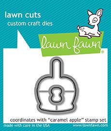 Lawn Fawn Caramel Apple Lawn Cut