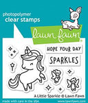 Lawn Fawn A Little Sparkle Cling Stamp Set