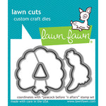 Lawn Fawn - Lawn Cuts - Dies - Peacock Before 'n Afters