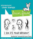 Lawn Fawn Seahorsin Around Cling Stamp Set