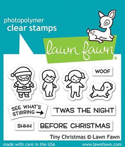 Lawn Fawn "Tiny Christmas" Cling Stamp Set
