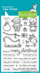 Lawn Fawn " Ho Ho Holidays" Cling Stamp Set