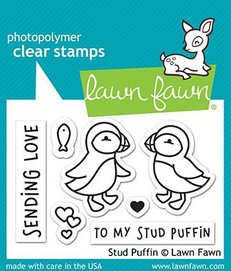 Lawn Fawn Stud Puffin Cling Stamp Set