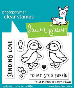 Lawn Fawn Stud Puffin Cling Stamp Set