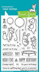 Lawn Fawn Really High Five Cling Stamp Set